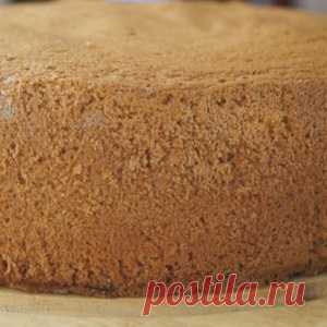 Бисквит который никогда не опадает! Вкус изумительный и совсем не крошится - МирТесен