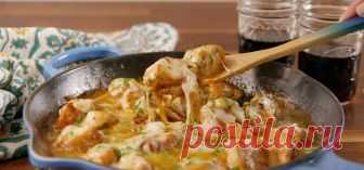Французская курица с луком: