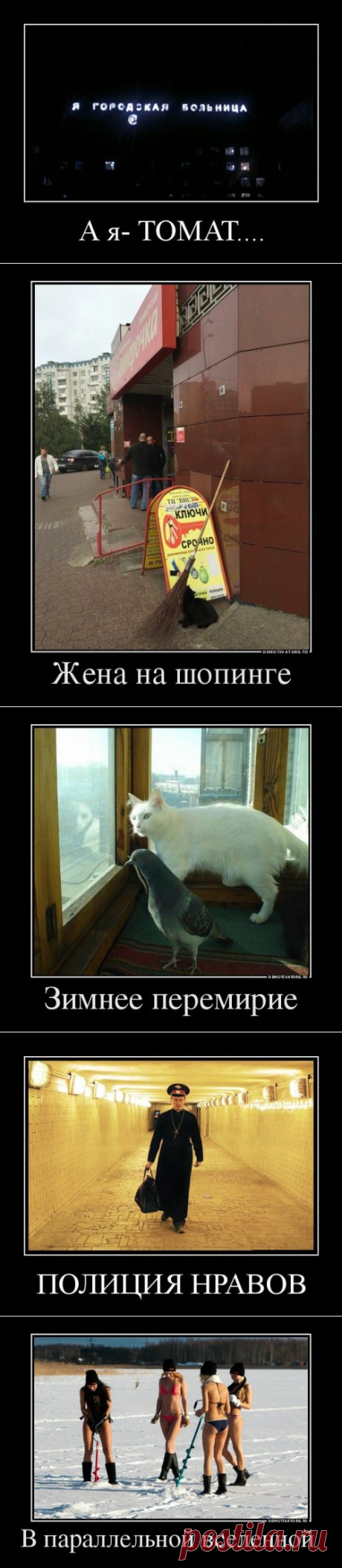 Демотиваторы для настроения (11 шт)