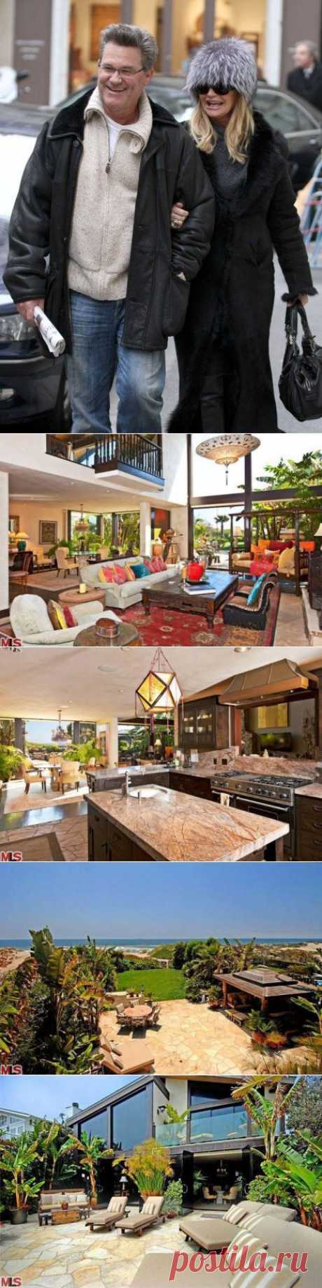 (+1) тема - Как живут звезды Голливуда. Дом Курта Рассела и Голди Хоун | Интерьер и Дизайн