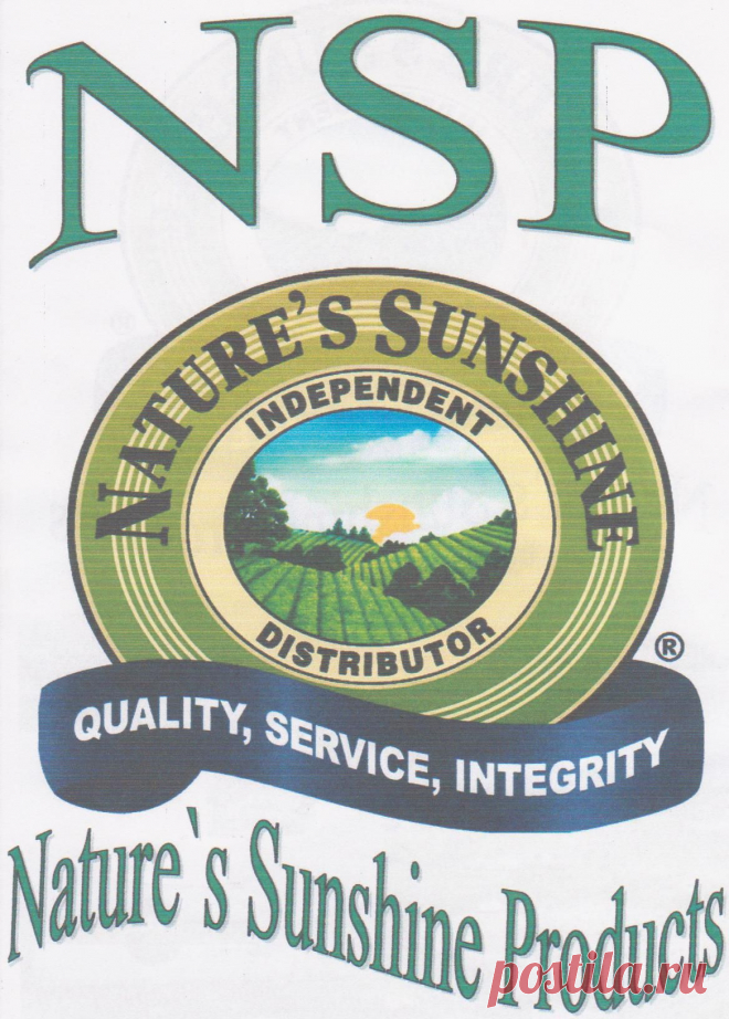 Логотип компании NSP,  девиз: Качество, сервис, честность.