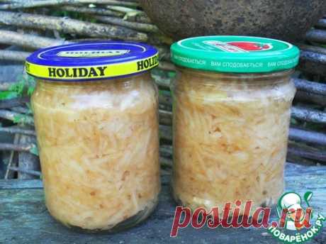 Яблочная стружка по-словацки - кулинарный рецепт