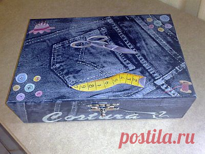 Техника покраски с эффектом JEANS! Это прекрасно!