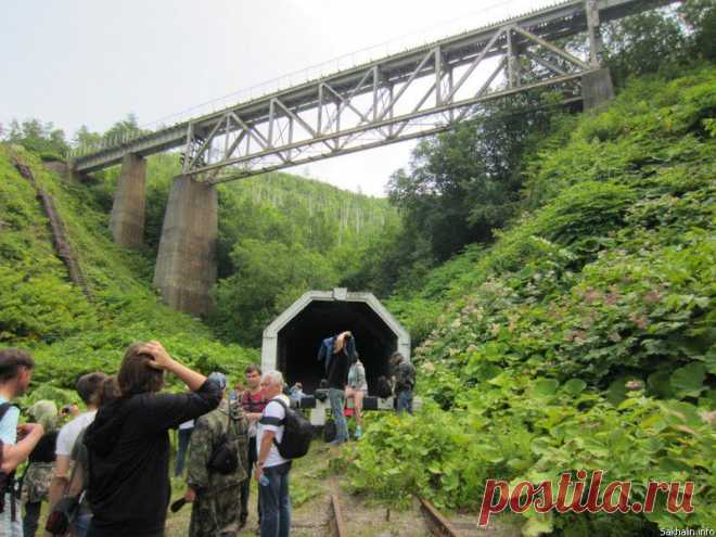 Чертов мост. Лариса Лементуева. 26.08.2014. Холмск. Южно-Сахалинск, Холмск. Сахалин.Инфо