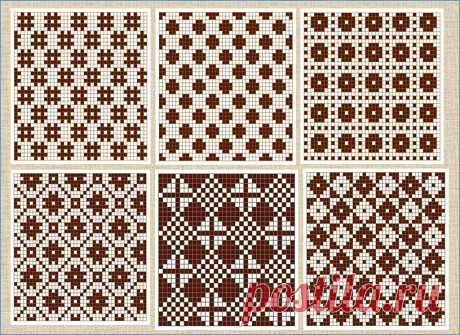 100 простых схем для жаккарда - вязание спицами | ЖАККАРДос | Яндекс Дзен