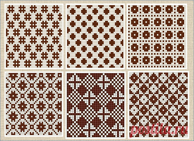 100 простых схем для жаккарда - вязание спицами | ЖАККАРДос | Яндекс Дзен