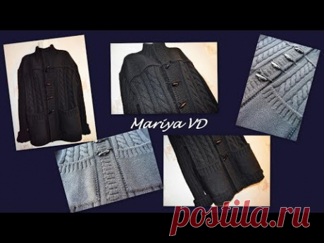 ♥СТИЛЬНЫЙ МУЖСКОЙ КАРДИГАН♥ ЧАСТЬ 6. ГОТОВАЯ РАБОТА. Mariya VD.