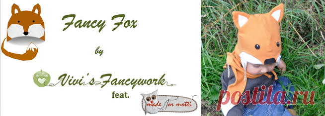 Лиса шапка и шарф Fancy Fox