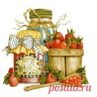 Making Jelly......painting by Diane Knott