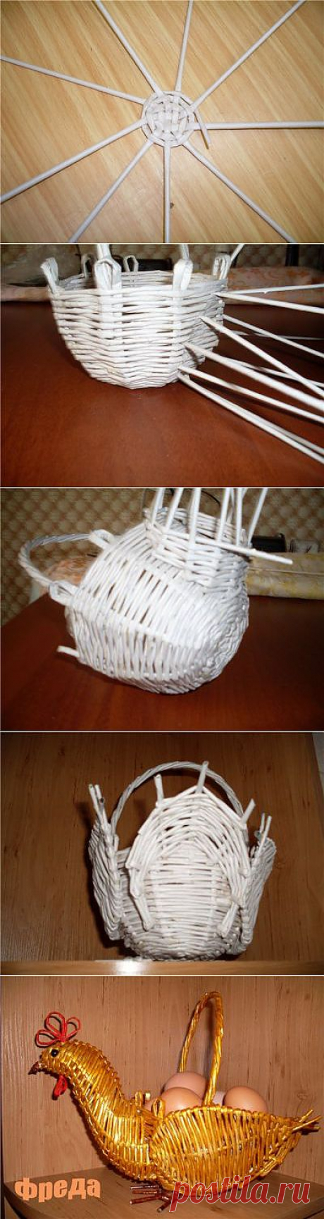 Сказочная птица из газет