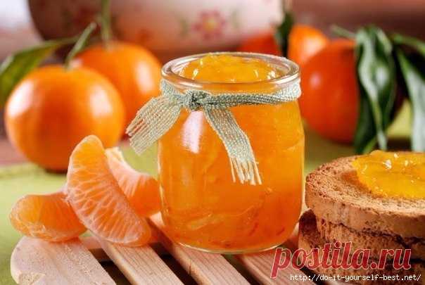 Рецепт ароматного варенья из мандаринов.
