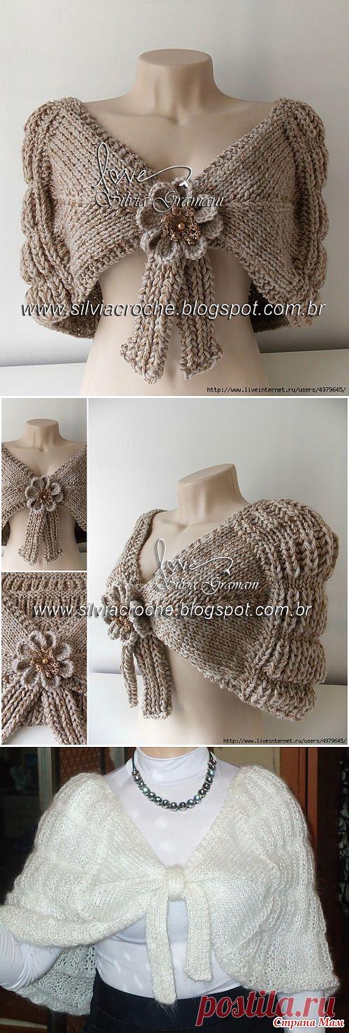 Накидка спицами, может кто сможет или захочет ): Дневник группы "Вязание" - Страна Мам