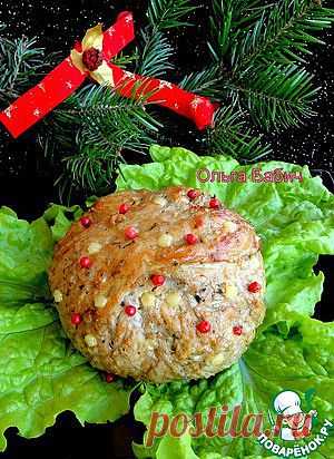 Новогодний мясной шар - кулинарный рецепт