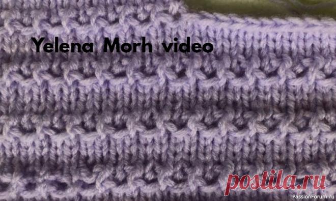 Узор-''Неназойливая мережка''. | Вязание для женщин спицами. Схемы вязания спицами Мережка на спицах,,с теневым эффектом. 