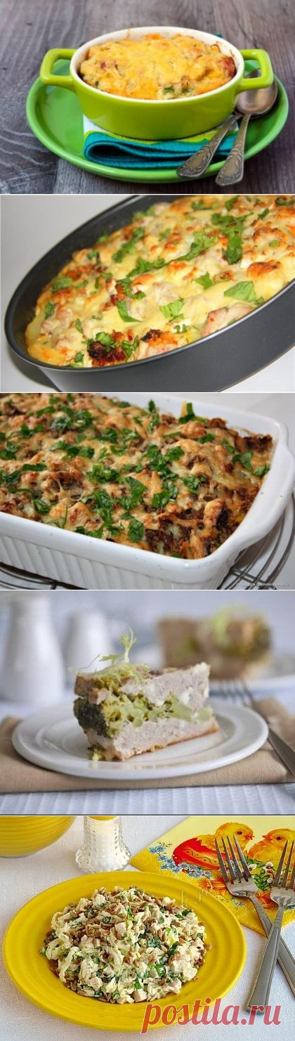 7 запеканок с картофелем и курицей на каждый день / Простые рецепты