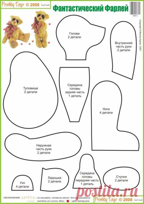 Разделы выкроек