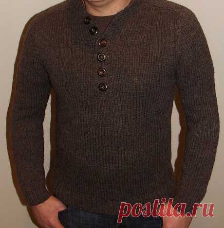 Пуловер. Спицы.