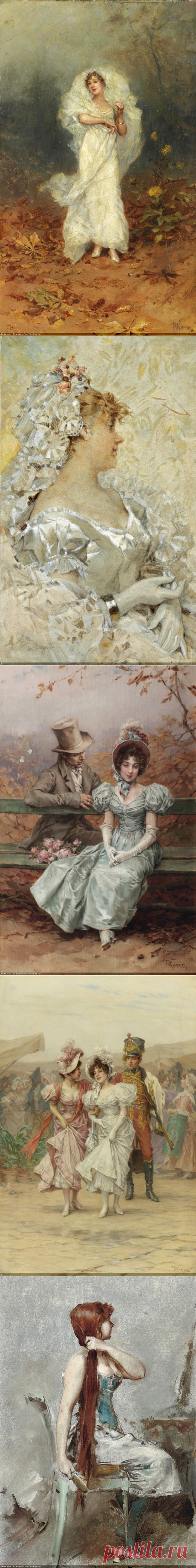 Галантный век от Frederick Hendrik Kaemmerer (Dutch, 1839-1902)