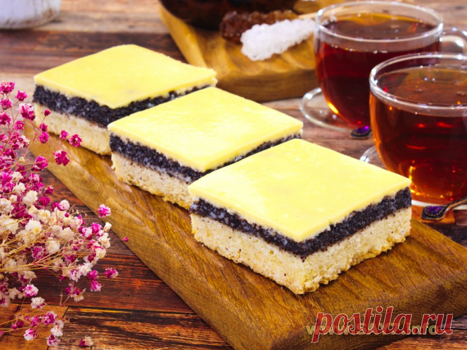 Пирог с маком и творожным сыром. Пирог с маком и творожным сыром