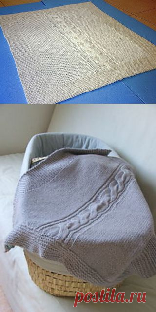 Ravelry: Le Plaid à Torsade pattern by La Droguerie