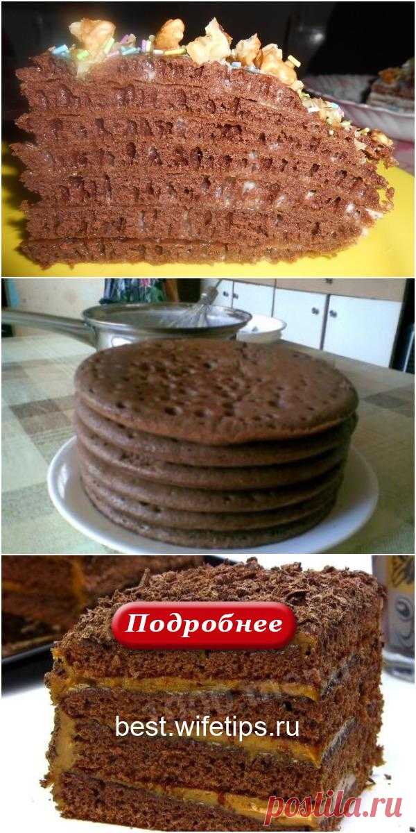 Волшебный нежный шоколадный торт из наливных коржей. Такой мягкий, что тает во рту! - best
