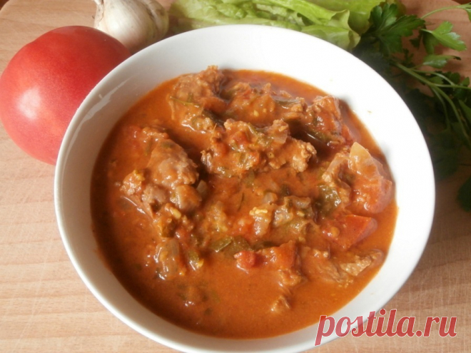 Тушеное мясо с подливкой по-арабски - Восток на вашей кухне