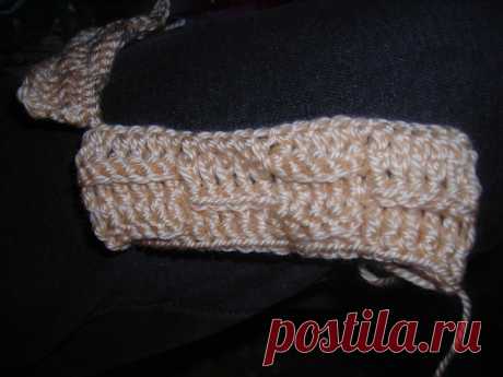 Бежевые шарф и шапочка крючком от Ольга Тарасова (olgatarasova) Тайна узора!!!