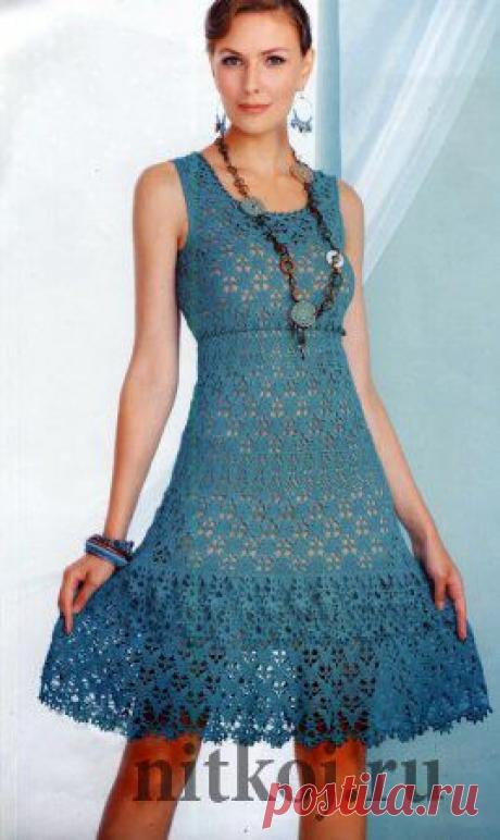 Вязание крючком платья для женщин » Ниткой - вязаные вещи для вашего дома, вязание крючком, вязание спицами, схемы вязания