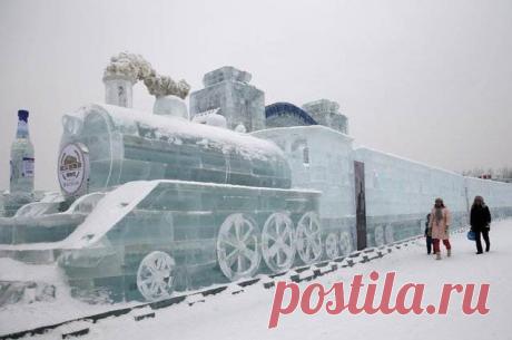 Ледяные скульптуры 2015