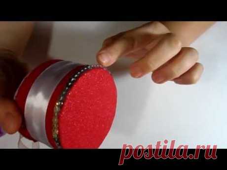 Hand Made Как сделать шкатулку / How to make a box Kanzashi