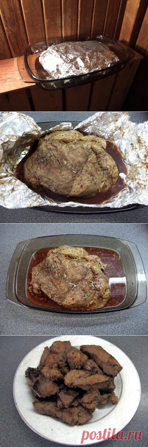 В сауне с мясом. | 4vkusa.ru