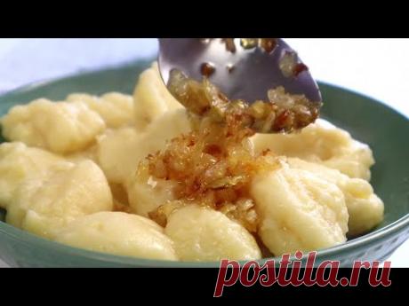 Галушки рецепт, как ленивые вареники (ужин—просто, быстро, вкусно).