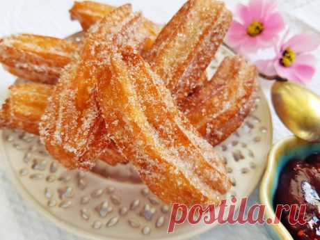 Чуррос в сахаре с корицей