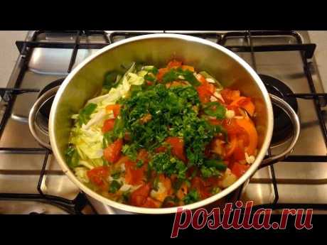 ВКУСНЫЙ СУП 🍲 ЩИ СИМФЕРОПОЛЬСКИЕ ТОМЛЁНЫЕ 🍅🌶🥕 ОБЪЕДЕНИЕ! 🏡 ГОТОВИМ ДОМА