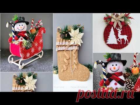 3 Bonitos Adornos Navideños - Trineo Navideño - Decoraciones de Navidad 2021 - Enfeites Natalinos.