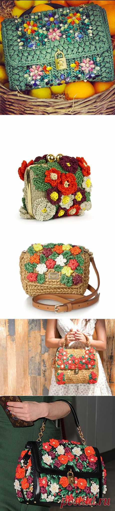 Сумочки, связанные крючком, от Dolce Gabbana &amp;#8212; Рукоделие