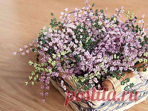 Корзина с вереском - Ярмарка Мастеров - ручная работа, handmade