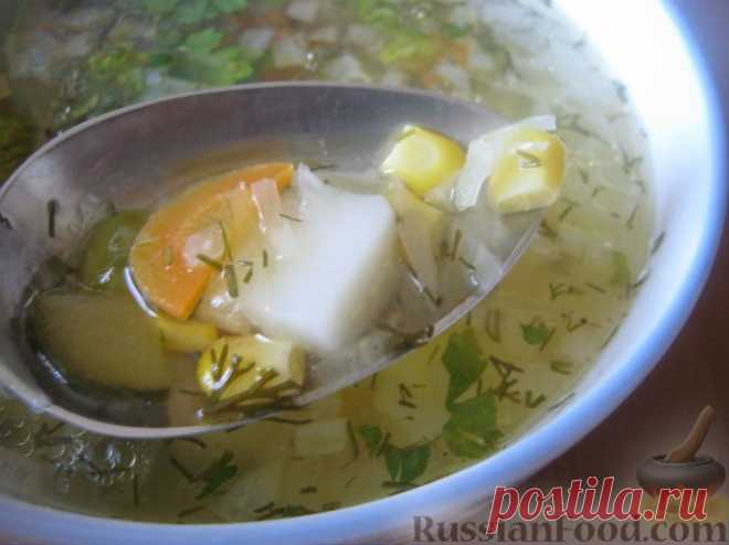 Рецепт: Рассольник с кукурузой на RussianFood.com