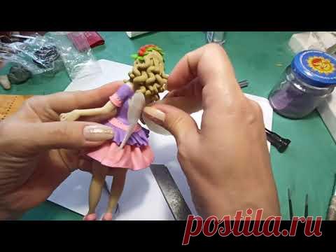 Фея. Фигурка из полимерной глины.