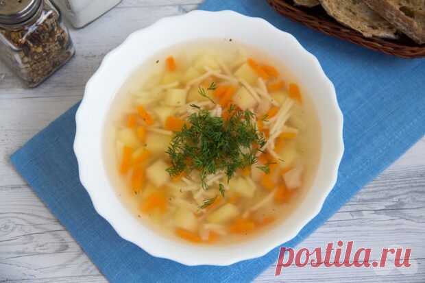 Легкий суп с вермишелью – простой и вкусный рецепт с фото (пошагово)