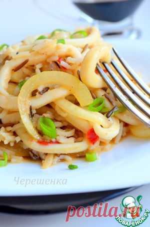 Кальмары с рисом по-восточному - кулинарный рецепт