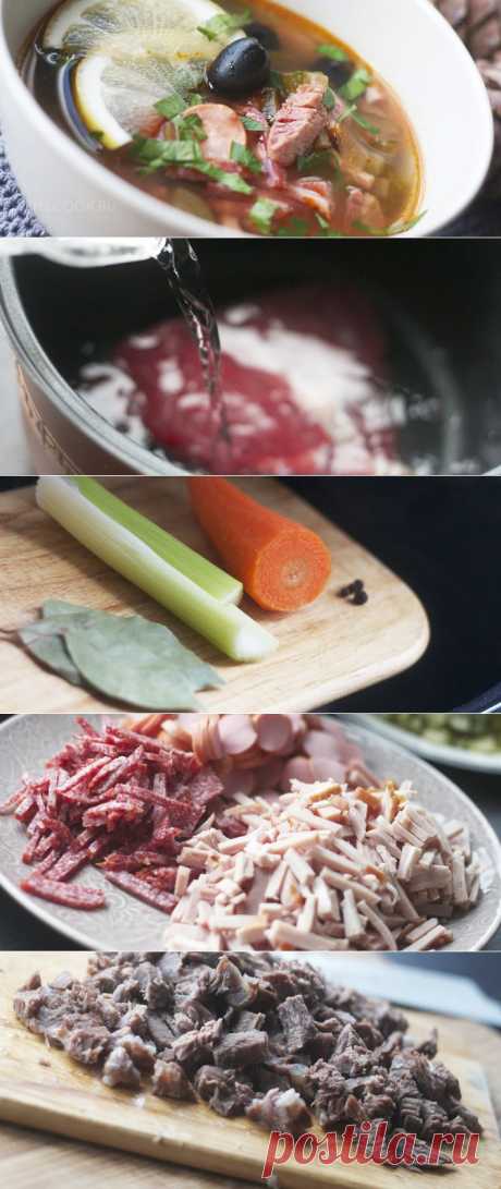 Солянка сборная мясная в мультиварке : TimeCook