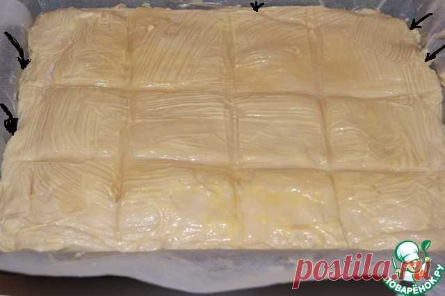 Бугаца-традиционный греческий пирог с кремом - кулинарный рецепт