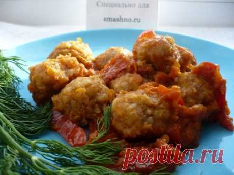 Постные фрикадельки в томатном соусе - и при этом похожи на мясо!