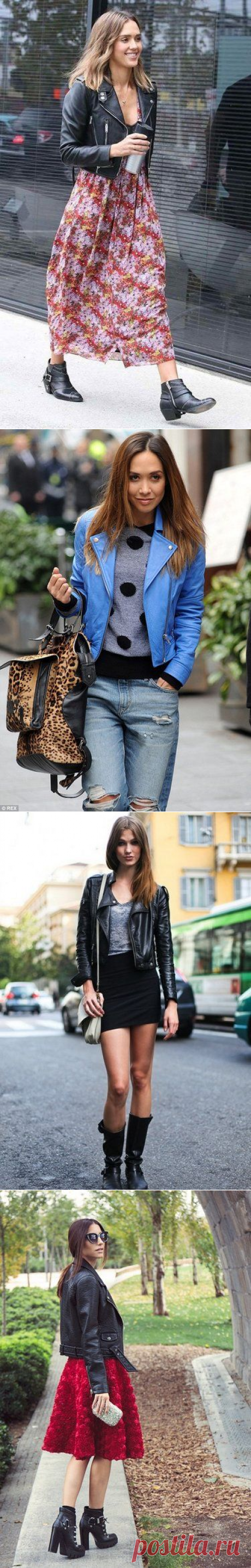 50 карточек в коллекции «Женский образ в кожаной куртке» пользователя olia.lukyan4uk в Яндекс.Коллекциях