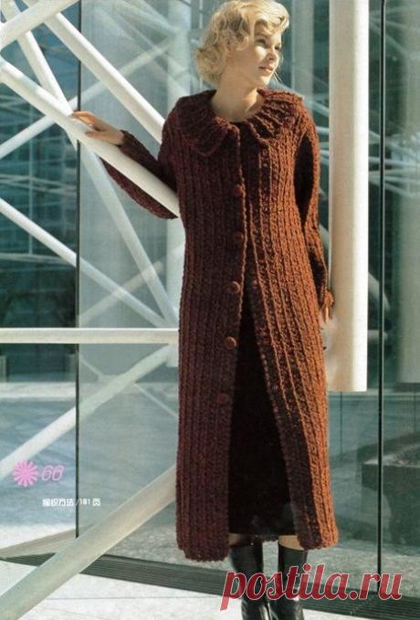 ОСЕННЕЕ КОРИЧНЕВОЕ ПАЛЬТО.