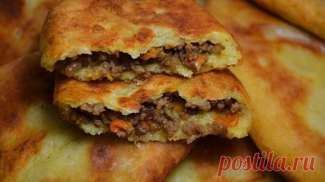 Картофельные пирожки с мясом – вкусная закуска к первым блюдам