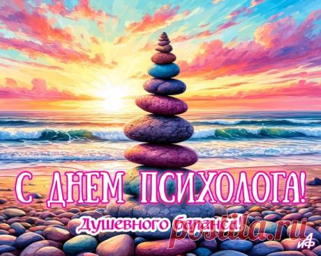 С Днем психолога примите
Поздравления от нас!
Вечно вы тепло храните,
Что живет в душе у Вас. Открытки на День психолога!