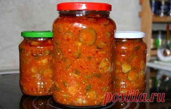 Всем хозяюшкам, внимание! Салат из огурцов, запасы на зиму