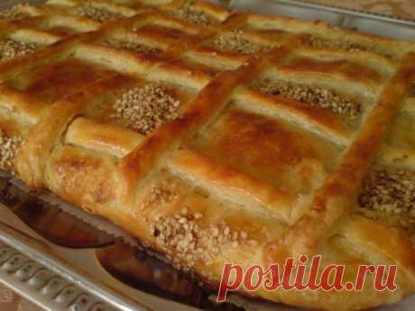 Румынский пирог с мясом.